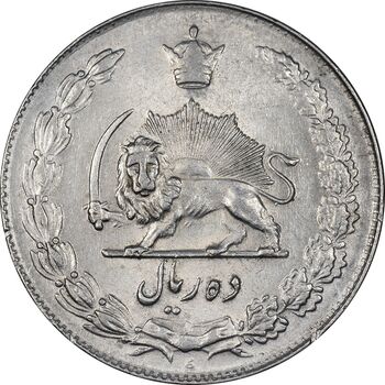سکه 10 ریال 1339 - AU58 - محمد رضا شاه