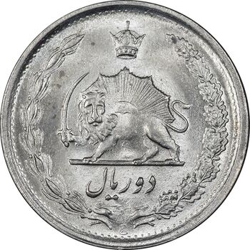سکه 2 ریال 1348 - MS63 - محمد رضا شاه