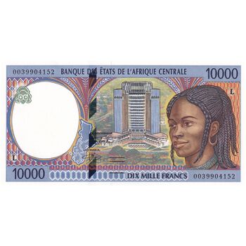 اسکناس 10000 فرانک 2000 - تک - UNC64 - آفریقای مرکزی (گابن)