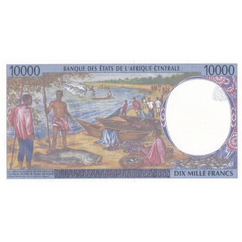 اسکناس 10000 فرانک 2000 - تک - UNC64 - آفریقای مرکزی (گابن)