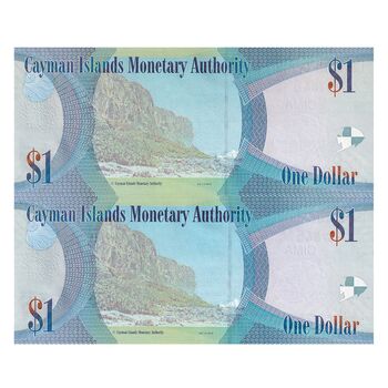 اسکناس 1 دلار 2010 الیزابت دوم - جفت - UNC63 - جزایر کیمن