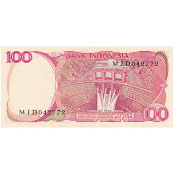 اسکناس 100 روپیه 1984 جمهوری - تک - UNC63 - اندونزی