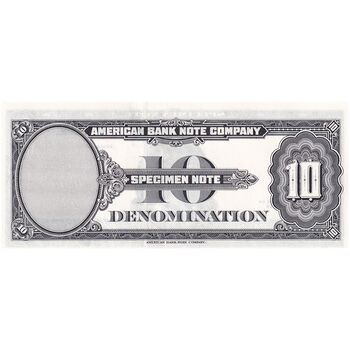 اسکناس 10 دلار 1929 جمهوری فدرال - نمونه - تک - UNC63 - آمریکا