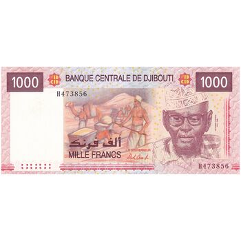 اسکناس 1000 فرانک بدون تاریخ (2013) جمهوری - AOA - تک - UNC63 - جیبوتی