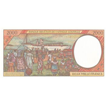 اسکناس 2000 فرانک 2000 - تک - UNC63 - آفریقای مرکزی (چاد)