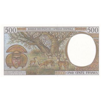 اسکناس 500 فرانک 2000 - تک - UNC63 - آفریقای مرکزی (گینه استوایی)