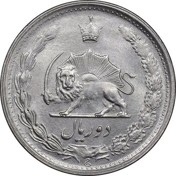 سکه 2 ریال 1344 - MS63 - محمد رضا شاه