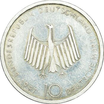 سکه 10 مارک 1997 صدمین سالگرد موتور دیزل - EF45 - آلمان