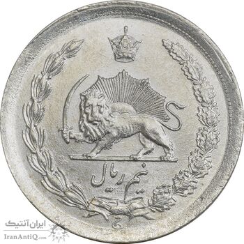سکه نیم ریال 1310 - MS61 - رضا شاه