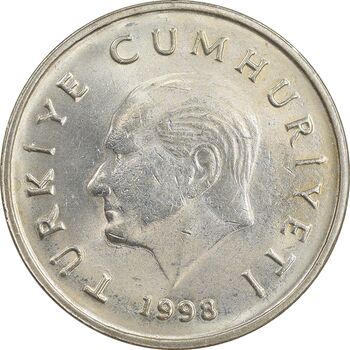 سکه 50000 لیر 1998 جمهوری - MS61 - ترکیه