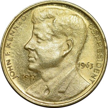 مدال طلا یادبود جان کندی 1963 - MS61 - آمریکا