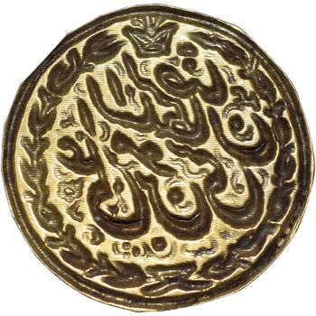 سکه پولکی برنز امام رضا (ع) - EF - قاجار