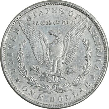 سکه یک دلار 1889 مورگان - AU50 - آمریکا