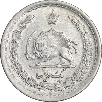 سکه 1 ریال 1310 - AU55 - رضا شاه