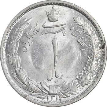 سکه 1 ریال 1313 - MS63 - رضا شاه