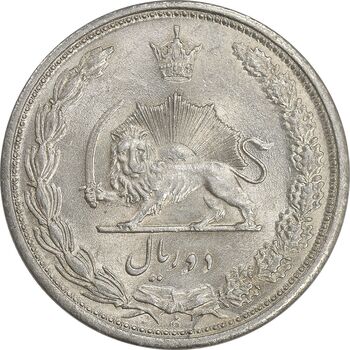 سکه 2 ریال 1313 - AU58 - رضا شاه