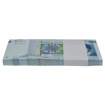 بسته اسکناس 20000 ریال (دژپسند - همتی) نخ نوع 1 - UNC - جمهوری اسلامی
