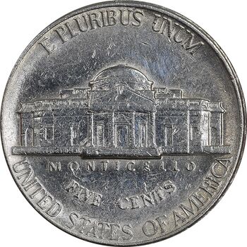 سکه 5 سنت 1997P جفرسون - AU50 - آمریکا