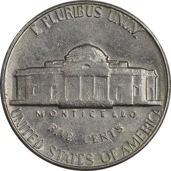 سکه 5 سنت 1964 جفرسون - AU55 - آمریکا
