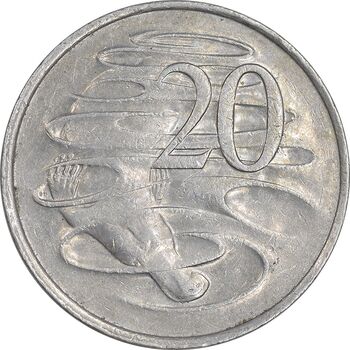 سکه 20 سنت 1981 الیزابت دوم - EF45 - استرالیا