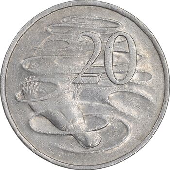 سکه 20 سنت 1982 الیزابت دوم - EF45 - استرالیا