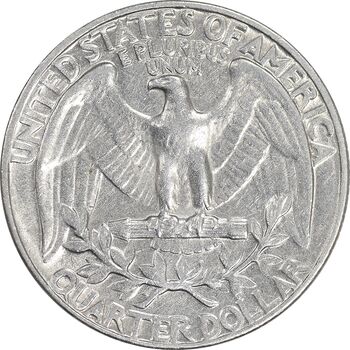 سکه کوارتر دلار 1965 واشنگتن - AU50 - آمریکا