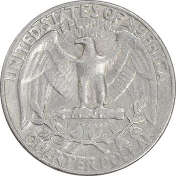 سکه کوارتر دلار 1966 واشنگتن - EF40 - آمریکا