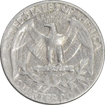 سکه کوارتر دلار 1967 واشنگتن - VF35 - آمریکا