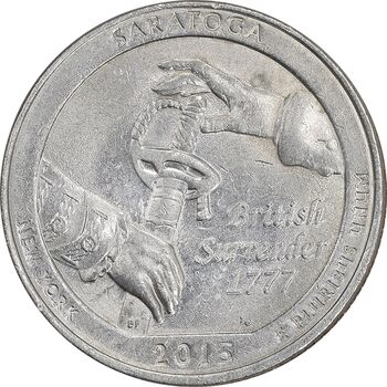 سکه کوارتر دلار 2015P ساراتوگا - AU58 - آمریکا