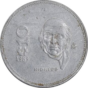 سکه 10 پزو 1989 ایالات متحده - AU50 - مکزیک