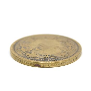 سکه 50 دینار 1316 (6 تاریخ چرخیده) - VF20 - رضا شاه