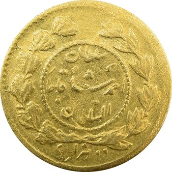 سکه طلا 2000 دینار 1339 تصویری - MS62 - احمد شاه