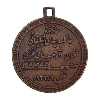 مدال یادبود شاهنشاهی ایران (ثمر) - VF30 - محمد رضا شاه