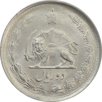سکه 2 ریال 1343 - MS63 - محمد رضا شاه