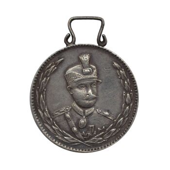 مدال نقره ذوالفقار - تصویر متفاوت - رضا شاه
