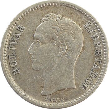 سکه 25 سنتیمو 1954 - AU55 - ونزوئلا