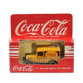 ماشین اسباب بازی آنتیک طرح coca cola