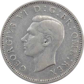 سکه 1 شیلینگ 1946 جرج ششم - تیپ 1 - AU50 - انگلستان