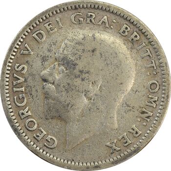سکه 6 پنس 1926 جرج پنجم - VF25 - انگلستان