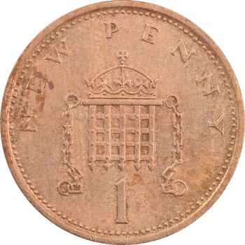 سکه 1 پنی 1978 الیزابت دوم - AU50 - انگلستان