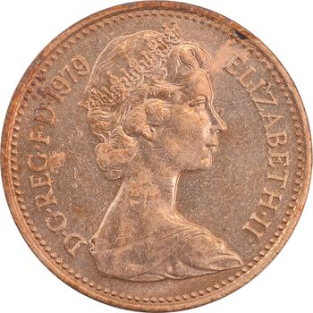 سکه 1 پنی 1979 الیزابت دوم - MS62 - انگلستان