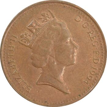 سکه 1 پنی 1994 الیزابت دوم - EF45 - انگلستان