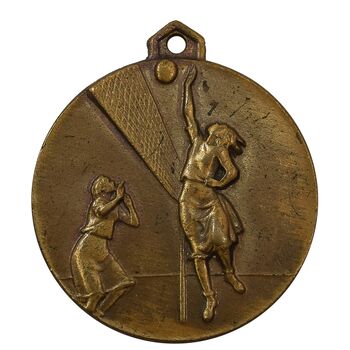 مدال آویز ورزشی والیبال دختران (کرمانشاه) - AU - محمد رضا شاه