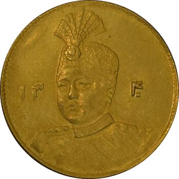 سکه طلا 1 تومان 1340 تصویری (چرخش 90 درجه) - MS61 - احمد شاه