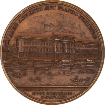 مدال بازدید ناصرالدین شاه از پاریس 1873 - AU58 - ناصرالدین شاه