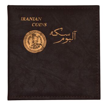 آلبوم سکه با گنجایش 120 سکه با کاور
