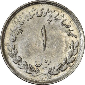 سکه 1 ریال 1334 - MS61 - محمد رضا شاه