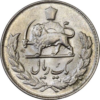 سکه 1 ریال 1334 - MS61 - محمد رضا شاه