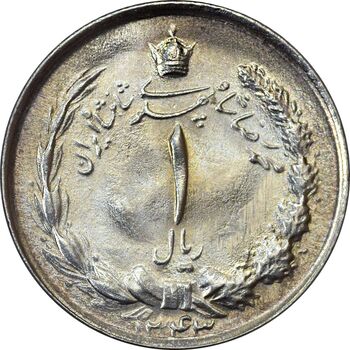 سکه 1 ریال 1343 - MS62 - محمد رضا شاه