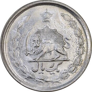 سکه 1 ریال 1349 - AU58 - محمد رضا شاه